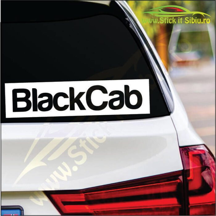 Black Cab - Stickere Auto