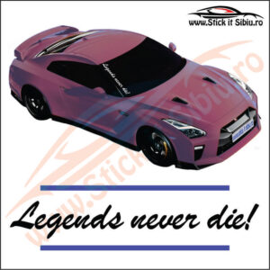 Legends Never Die - Stickere Parbriz