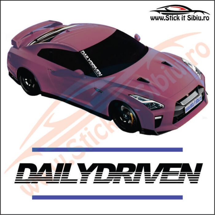 Daily Driven - Stickere Parbriz