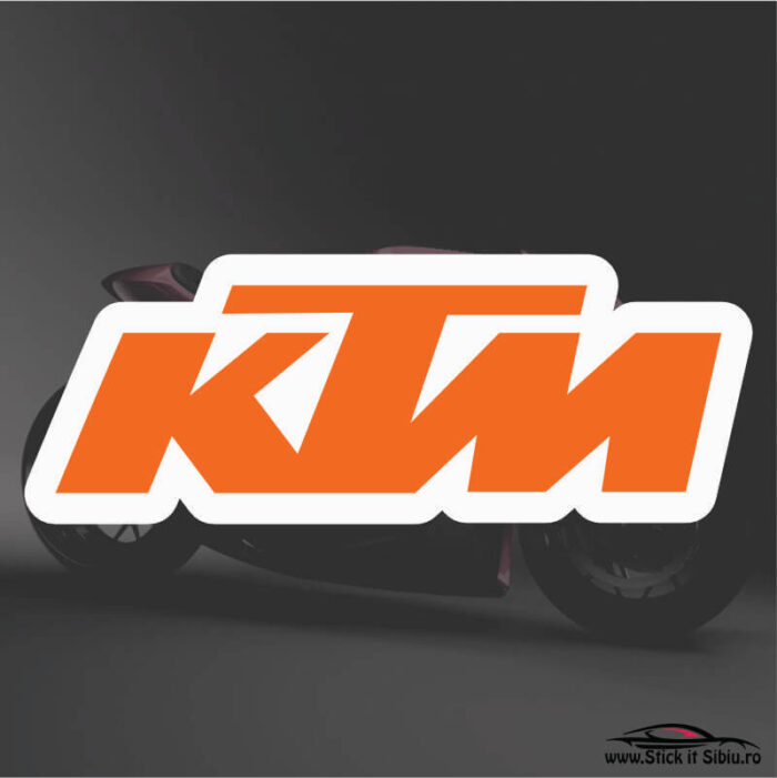 KTM-alb-orange- stickere moto-printat-laminat-taiat pe contur- www.stickitsibiu.ro