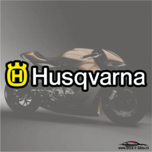 Husqvarna-negru-alb-galben- stickere moto-printat-laminat-taiat pe contur- www.stickitsibiu.ro