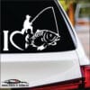 Sticker I love Fishing | Rezistent Apa - StickIt