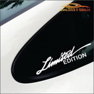 Limited Edition Model 4 - Stickere Auto