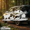 Stickere Far - Stickere Parasolare - stickere auto - Parasolare auto - Camuflaje auto - Stickere Parbriz- stickere vanatoare -pescuit - off road - firme - grafica publicitara - camuflaje - brelocuri - stickere printate - auto - moto- Bannere- design Logo- Carti de vizita- odorizante personalizate - Bannere publicitare premium - The deer family - image 1 - StickIt