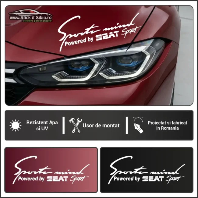 Sticker Far-Sports Mind - Seat - Stickere Auto