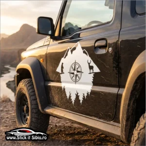 Off-Road Not All Those Who Wander Are Lost - Stickere Auto