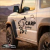 Sticker Jeep & SUV – Carp Fishing Logo | Decupat Contur - Stickere Auto Sticker Jeep & SUV – Carp Fishing Lo - Sticker - StickIt
