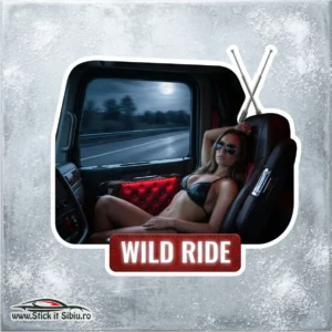 Sticker Decorativ Wild Ride – Co-Pilot Relax | Decupat Contur