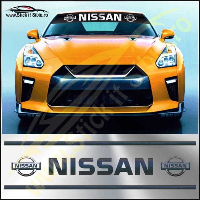 CPAR-099.1 Parasolar Nissan - Stickere Auto | Rezistent Apă + UV