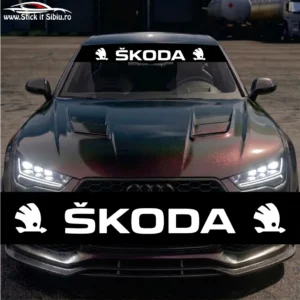 Parasolar Skoda - Stickere Auto