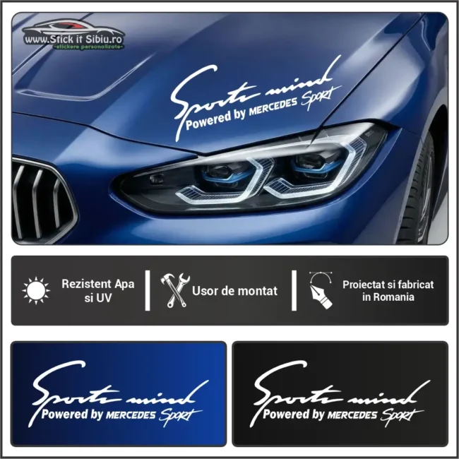 Sticker Far-Sports Mind - Mercedes - Stickere Auto