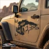 NWO-008.4 Sticker 4x4 Off-Road – Wild Hog - SET Stickere - Ambele Parti | Rezistent Apă + UV