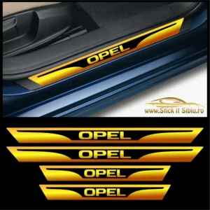 Set Protectie Praguri Opel – Stickere Auto din Folie Autocolantă