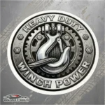 Sticker Auto Heavy Duty Winch – Recovery Power | Rezistent Apă + UV