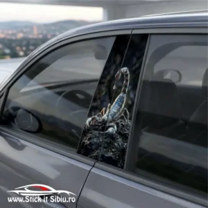 Ultimele bucati - SET stickere Stalpi Usi -ambele parti- SCORPION | Rezistent Apă | Printat&Laminat