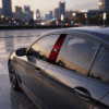 SET COMPLET stickere Stalpi Usi - Hyperlink BMW | Rezistent Apă + UV