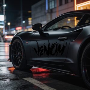 Autocolant Tuning Venom Style montat pe masina — StickIt