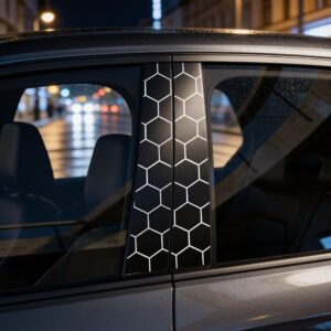 SET COMPLET stickere Stalpi Usi - Hexa-Tech - StickIt