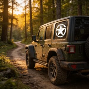 stickit_us-star-offroad_montat_v2 US Star Off Road sticker montat pe masina — StickIt